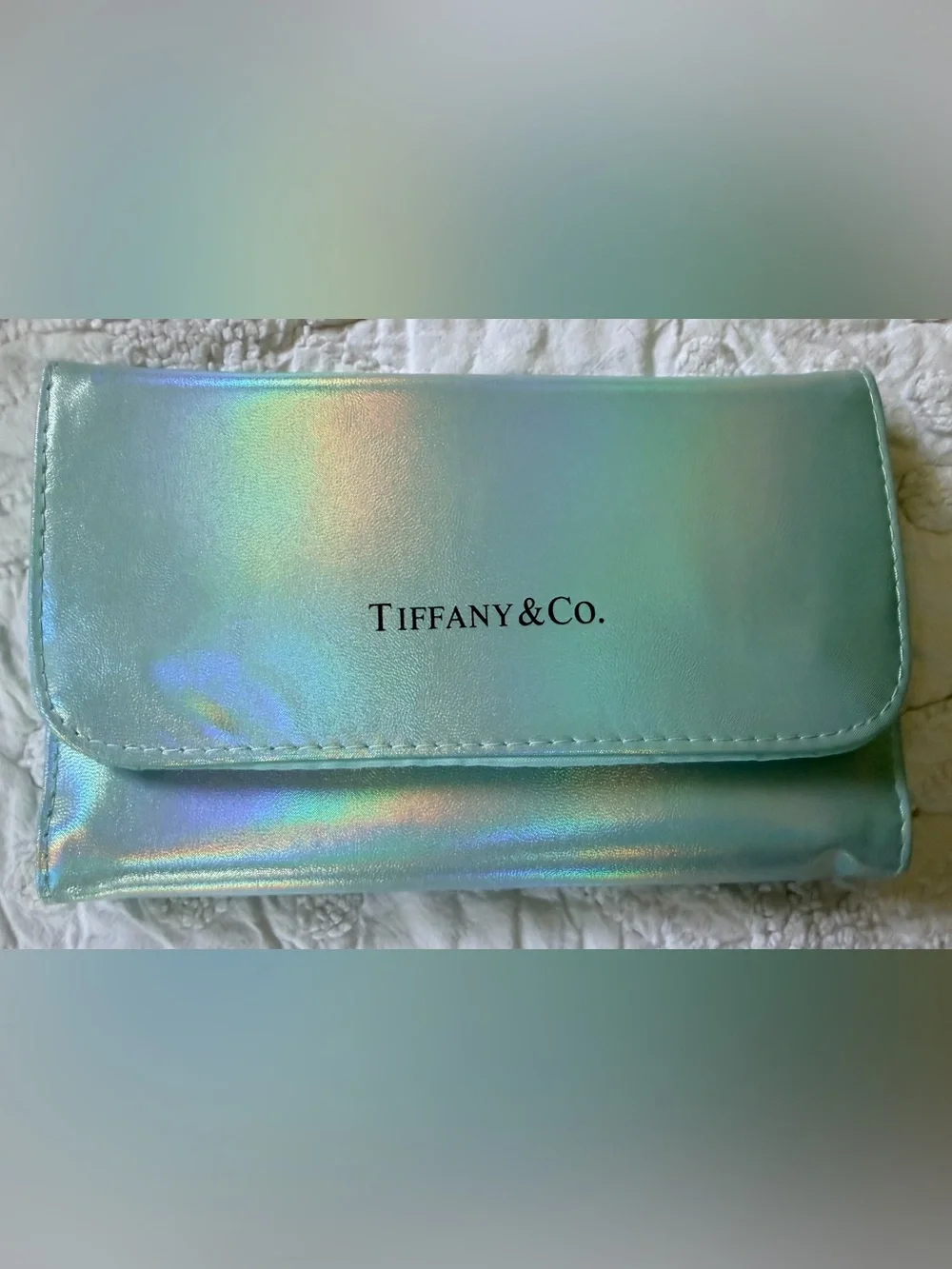Set of 12 Tiffany & Co Fashion Makeup Brushes NEW in Branded Iridescent Box